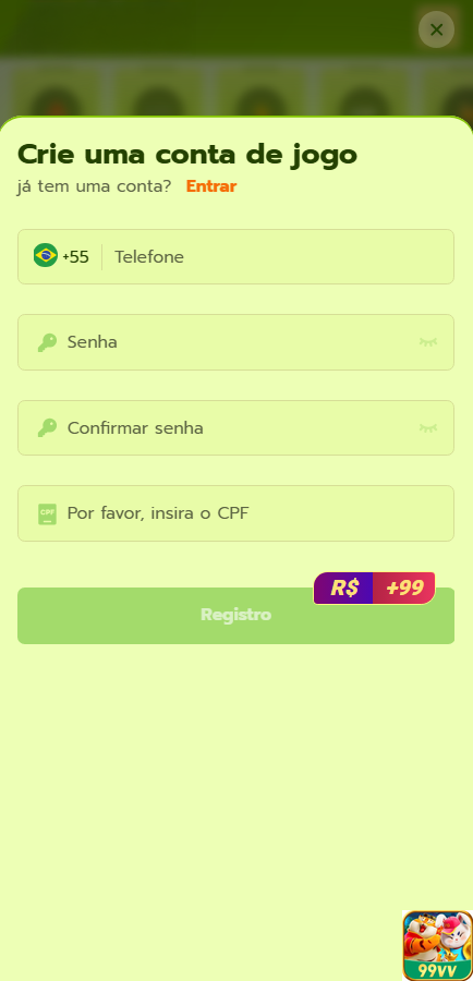 99vv.com Benefícios de Criar sua Conta na 99vv.com